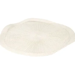 Set de table papier ajouré blanc Ø38 cm