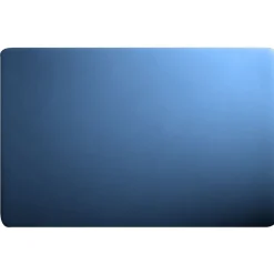 Set de table plastique bleu uni 43,5x28,5cm