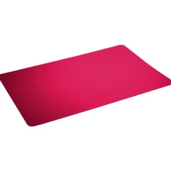 Set de table plastique rouge uni 43,5x28,5cm