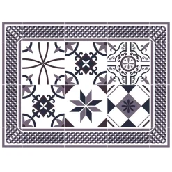 Set de table pvc design carreau de ciment