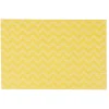 Set de table rectangulaire motif chevrons jaunes