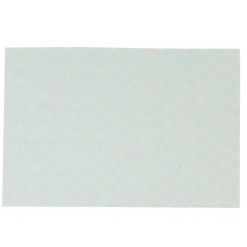 Set de table rectangulaire motif chevrons verts d eau