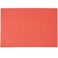 Set de table rectangulaire corail