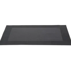 Set de table rectangulaire pvc uni noir