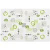 Set de table rectangulaire plastique décor galets zen