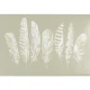 Set de table rectangulaire pvc décor plumes