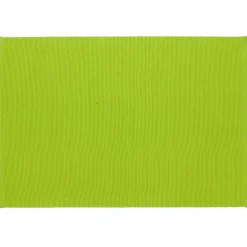 Set de table rectangulaire en coton uni vert