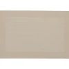 Set de table rectangulaire pvc beige