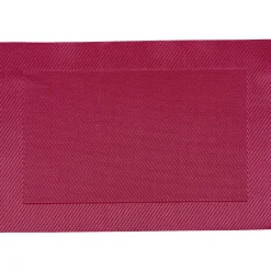 Set de table rectangulaire pvc prune