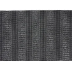 Set de table rectangulaire pvc noir design ligne