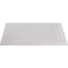Set de table rectangulaire PVC 30x45cm effet tissé gris