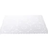 Set de table rectangulaire 45x30cm PVC blanc