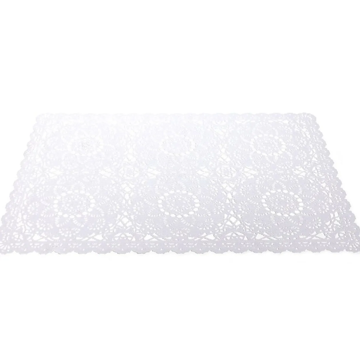 Set de table rectangulaire 45x30cm PVC blanc