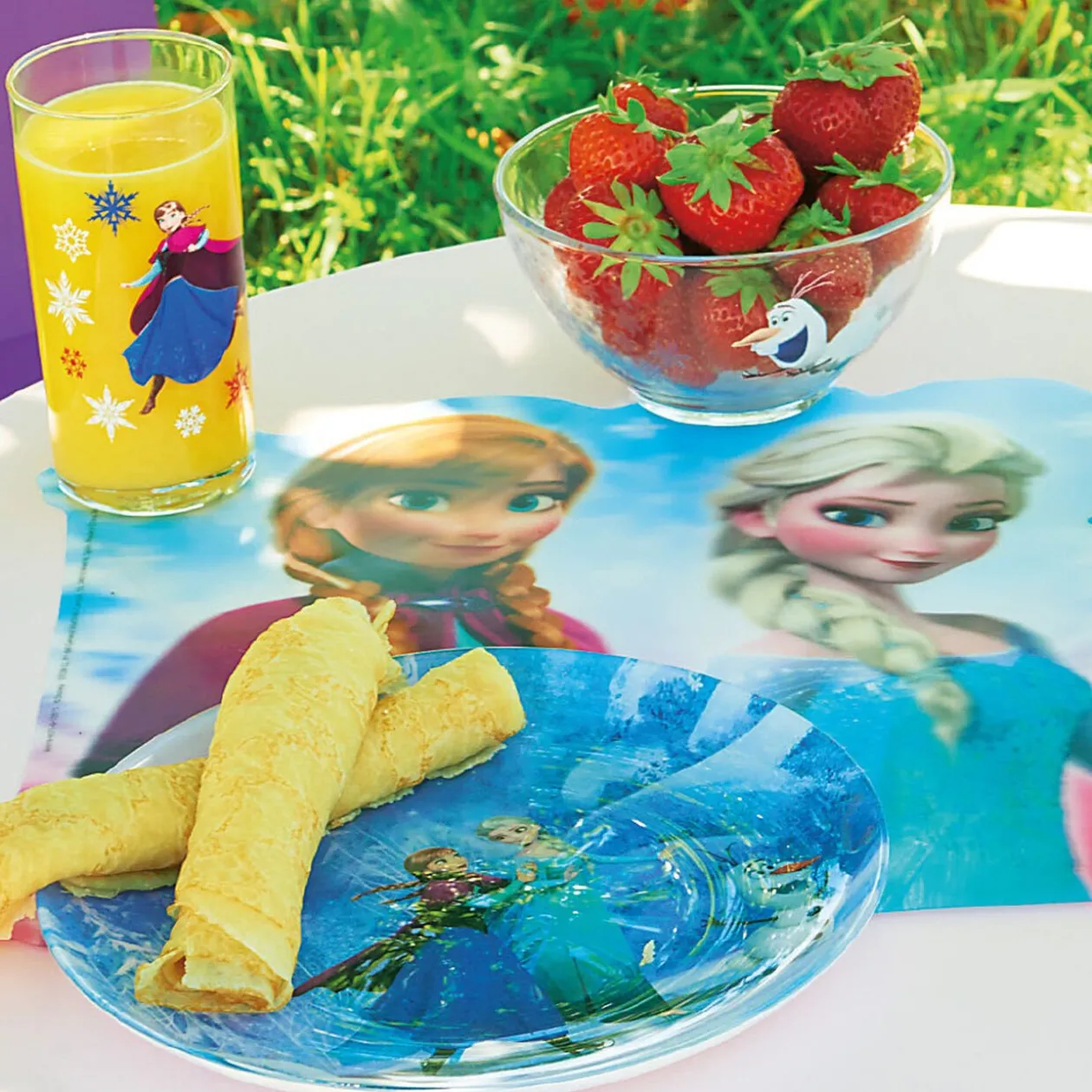 Set de table Reine des neiges 3D