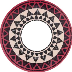 Set de table rond ajouré motif ethnique Ø38cm