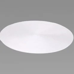 Set de table rond blanc