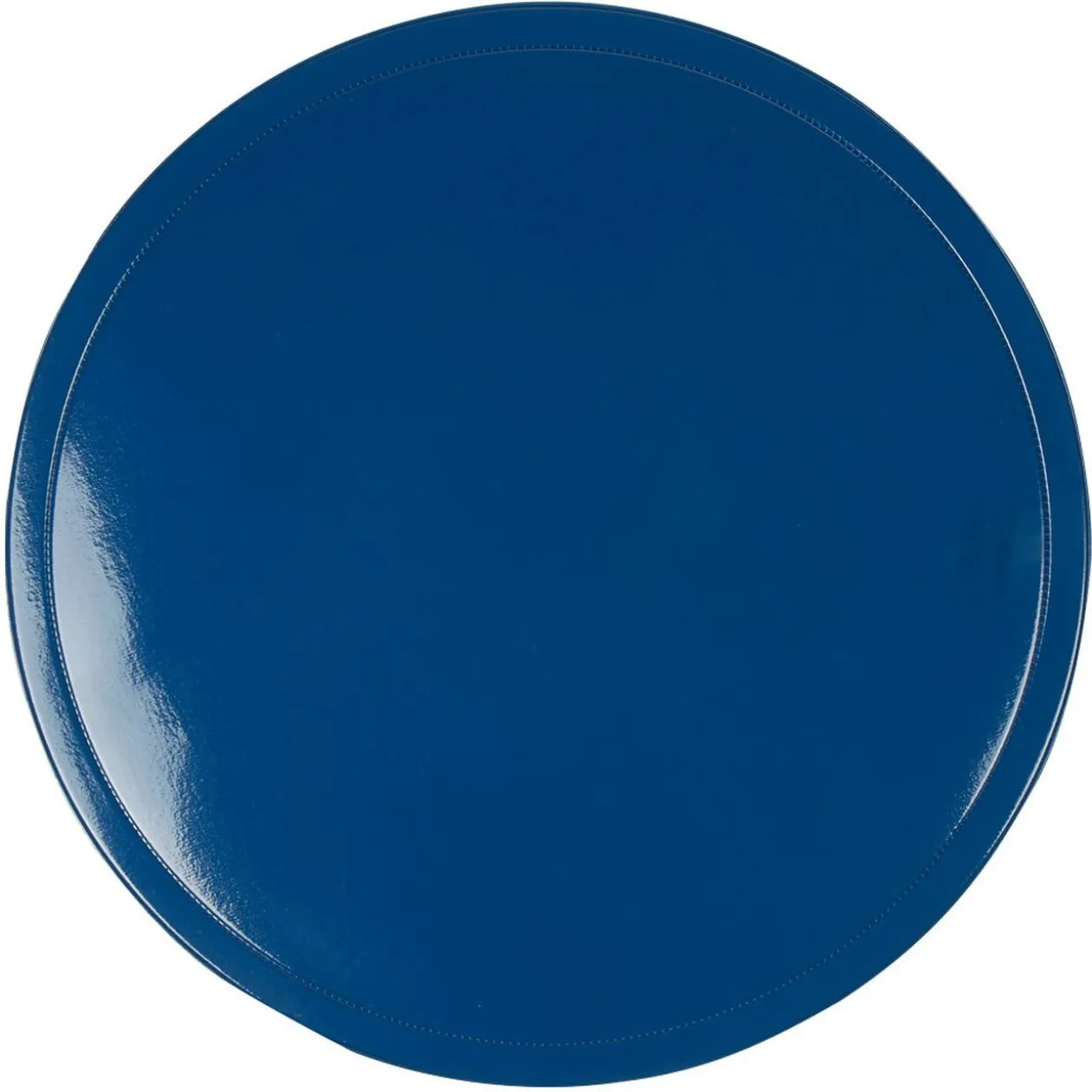 Set de table rond bleu marine