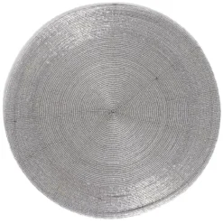 Set de table rond brillant Ø33cm - 4 modèles