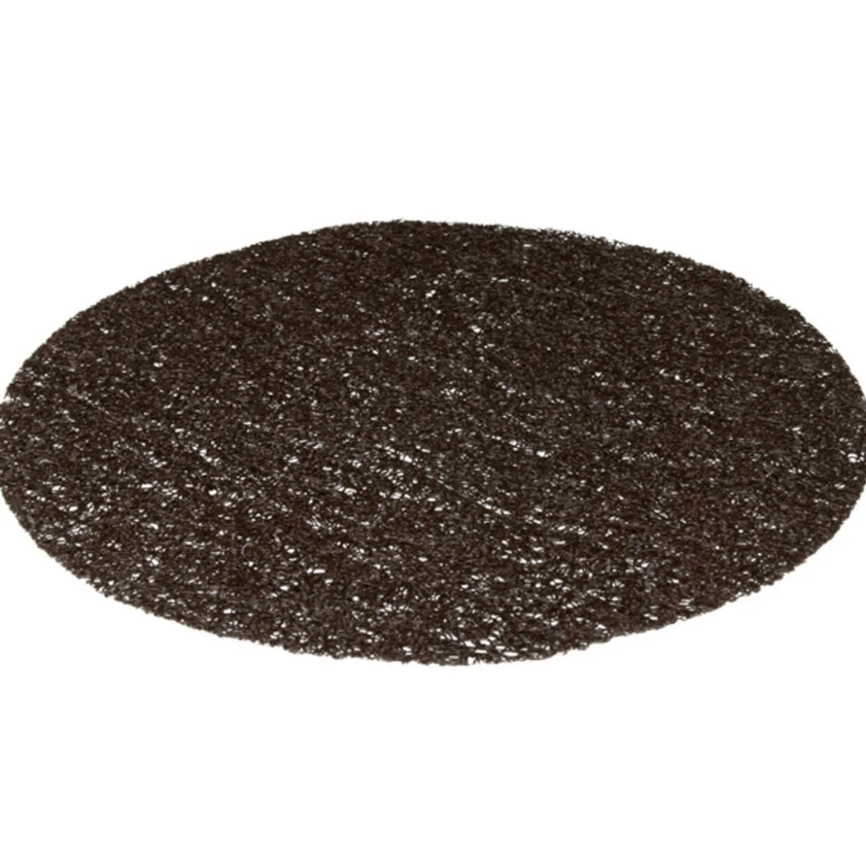 Set de table rond chocolat