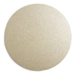 Set de table rond doré à paillettes Ø33cm