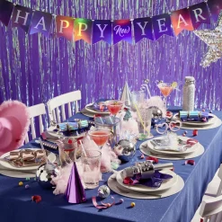 Set de table rond en polyester pailletté ø33 cm