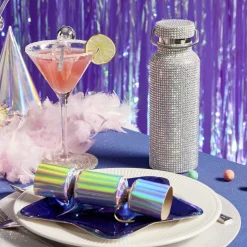 Set de table rond en polyester pailletté ø33 cm