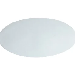 Set de table rond intissé blanc x4