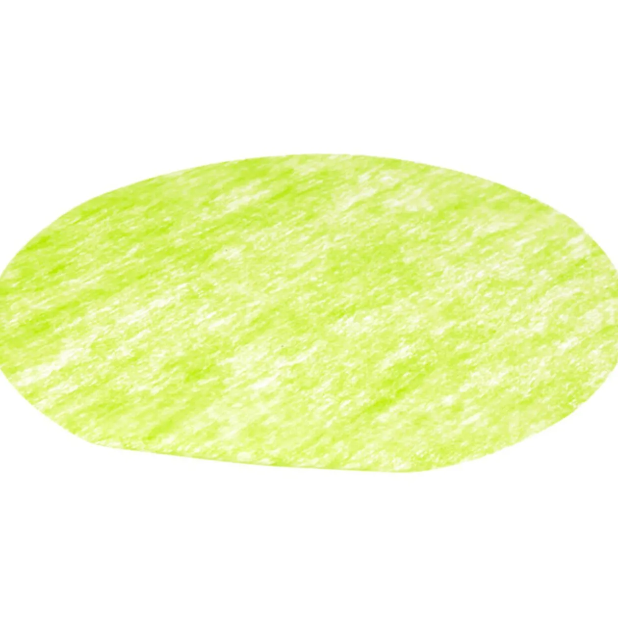 Set de table rond intissé vert x4