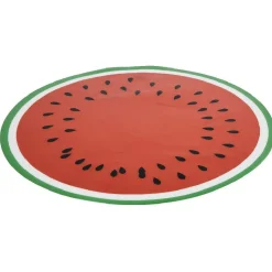 Set de table rond motif pastèque x4