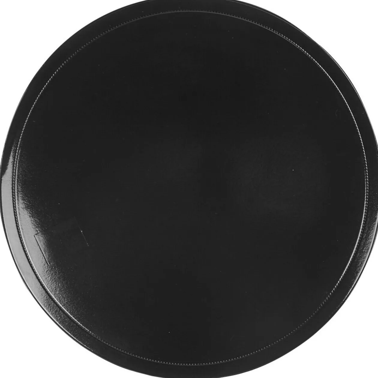 Set de table rond noir