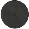 Set de table rond noir