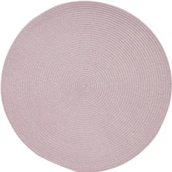 Set de table rond rose clair