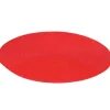 Set de table rond rouge
