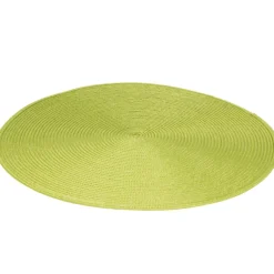 Set de table rond vert