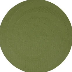 Set de table rond vert