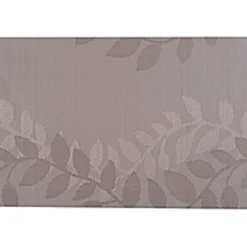 Set de table taupe design feuilles