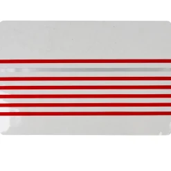 Set de table transparent bayadère coloré