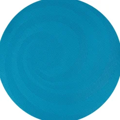 Set de table tressé rond bleu
