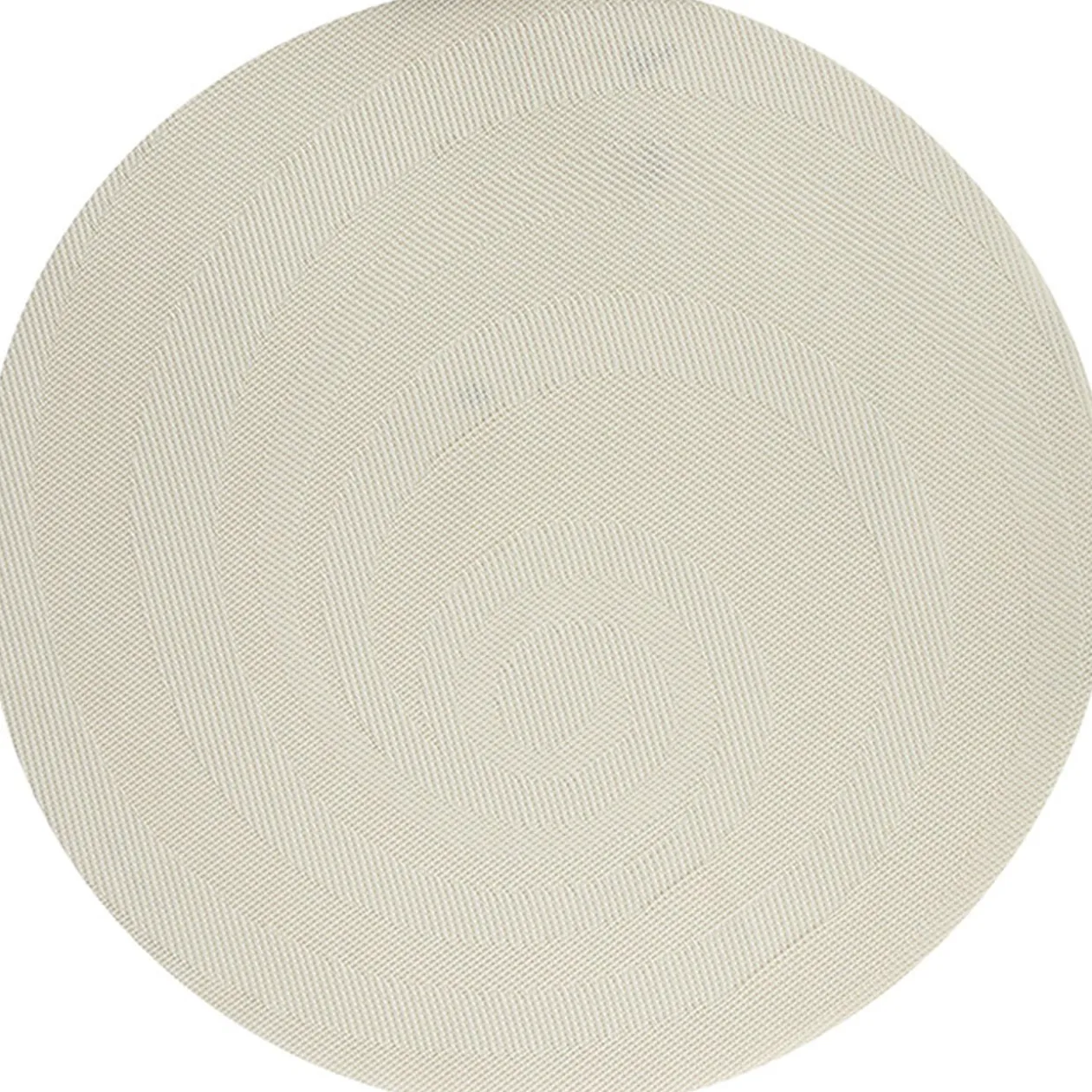 Set de table tressé rond beige
