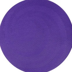 Set de table tressé rond violet