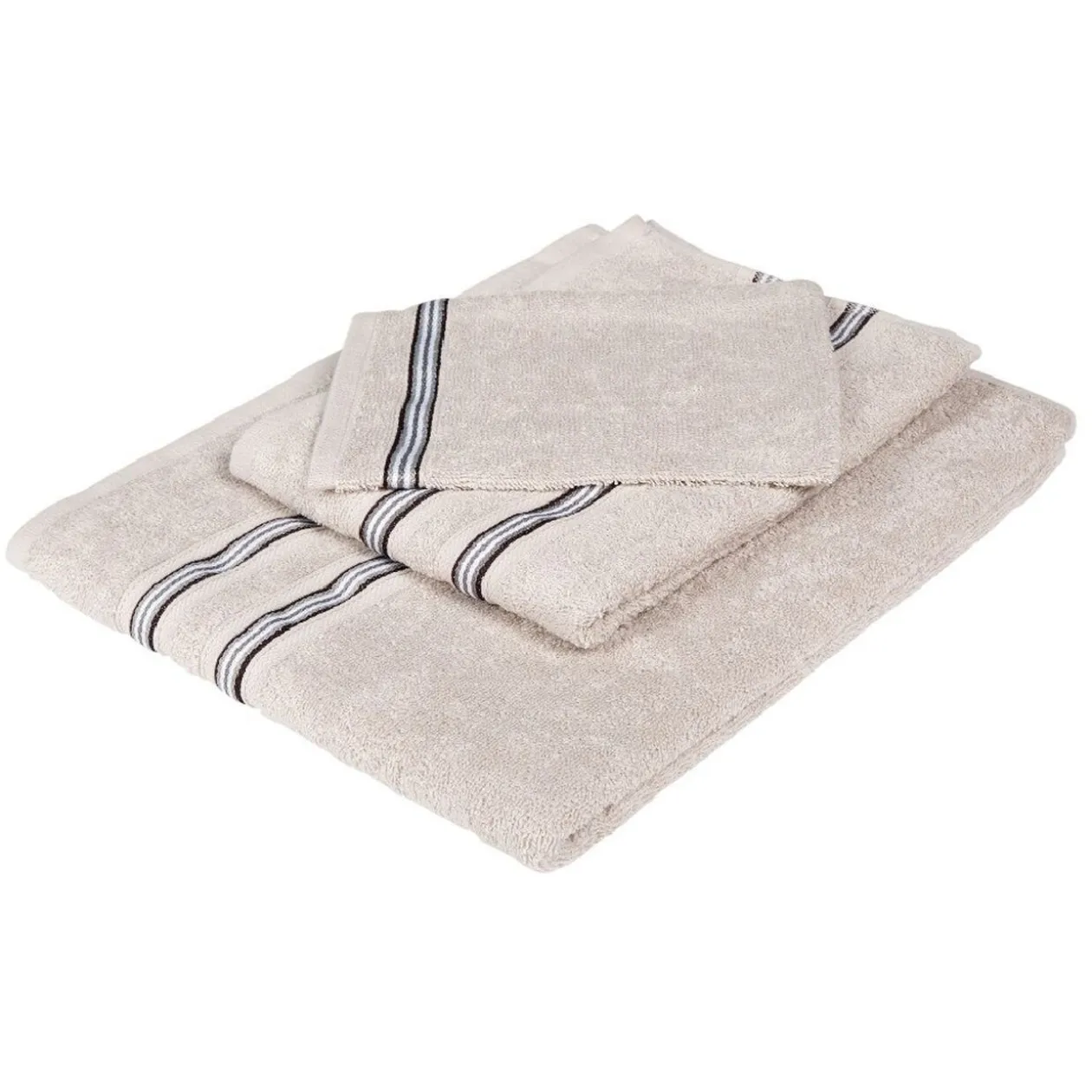 Set linge de toilette 3 pièces