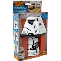 Set repas empilable 3 pièces Star Wars blanc