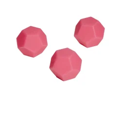 Shaker à chantilly manuel tranparent rose