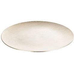 Sous assiette plastique effet bois