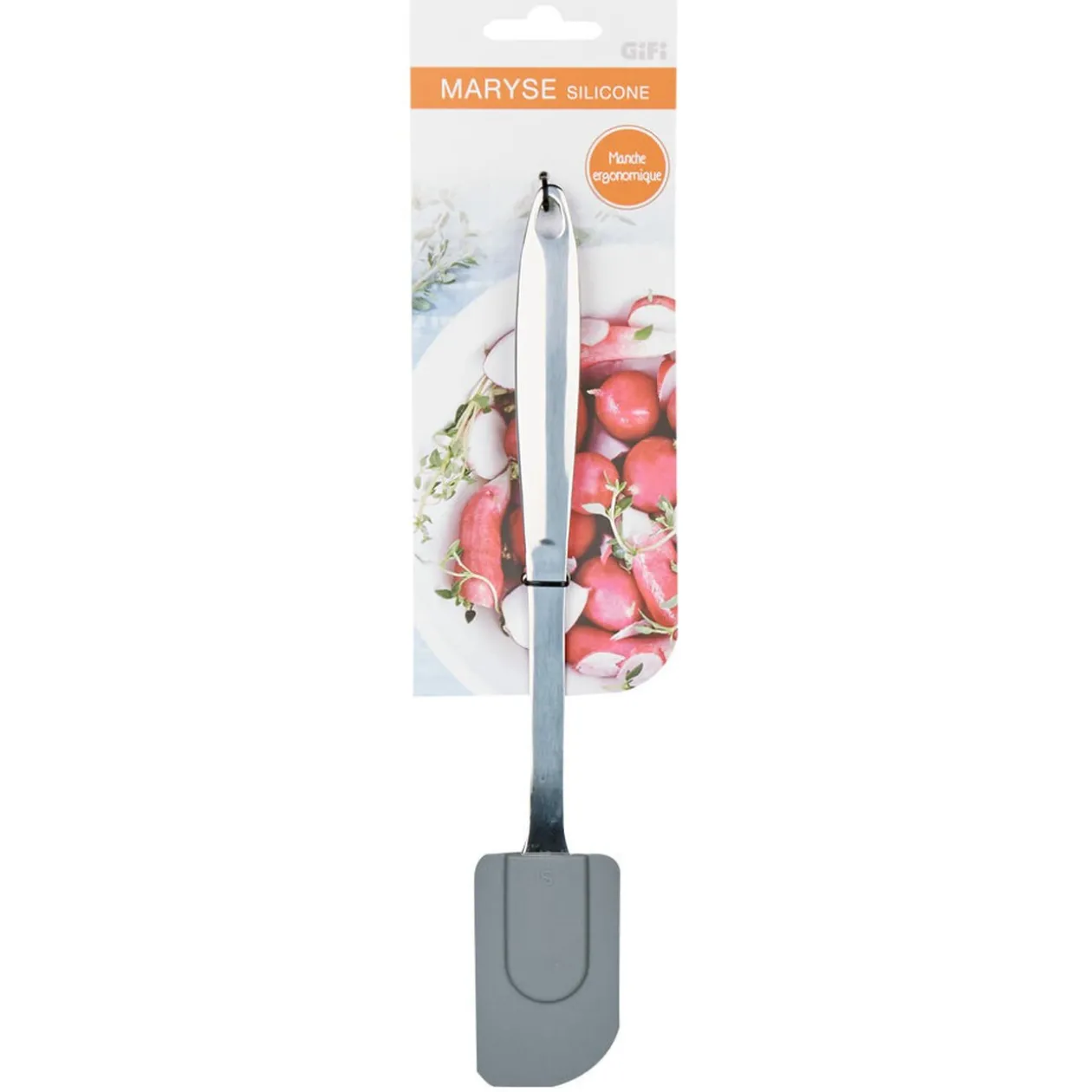 Spatule maryse inox et silicone