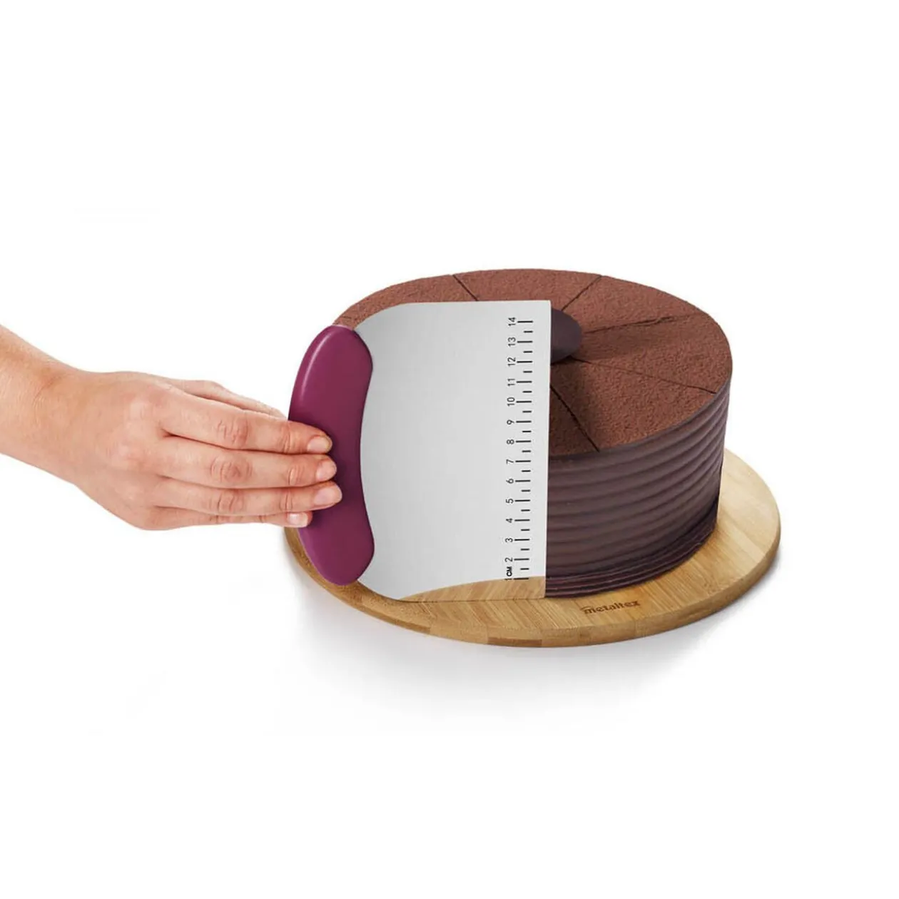 Spatule Metaltex à racler graduée