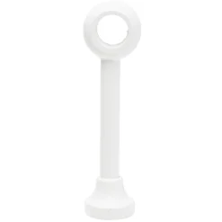 Support de tringle long à oeil en bois certifié FSC® Blanc Ø28 mm
