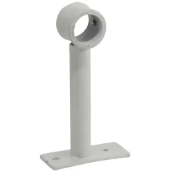 Support extensible métal blanc pour tringle à rideau Ø2xL8/16,5cm