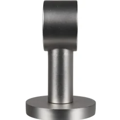 Support plafond pour tringle gris métal