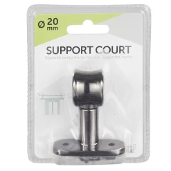 Support pour plafond en métal nickel ø2 cm